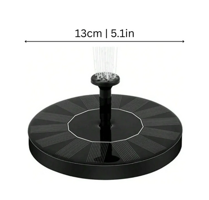 Solar Fountain with Rechargeable Battery