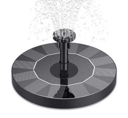 Solar Fountain with Rechargeable Battery