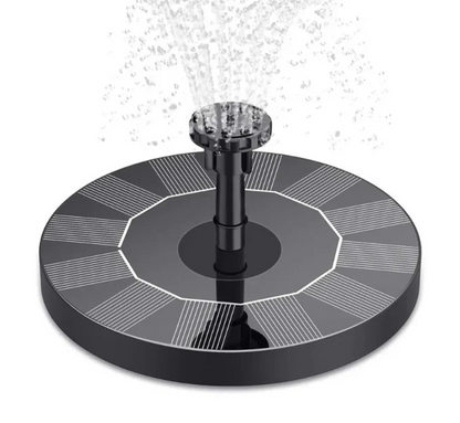 Solar Fountain with Rechargeable Battery
