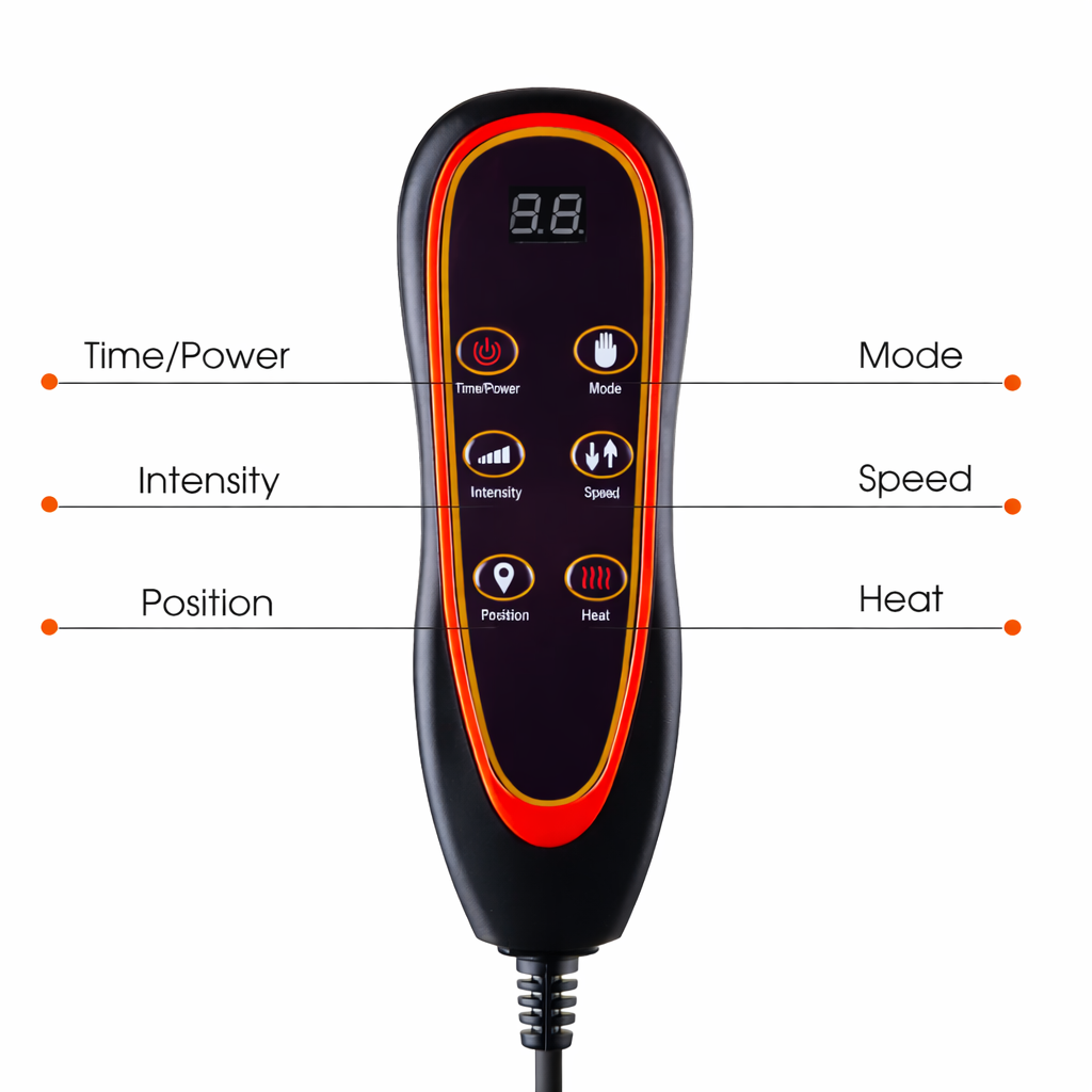 Heated Massage Seat Cushion with Remote Control
