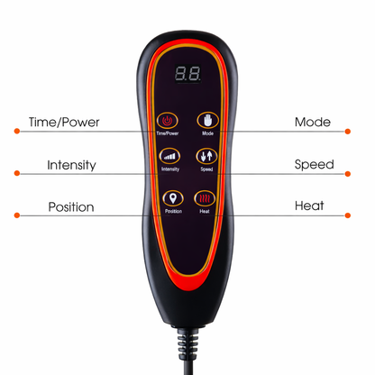 Heated Massage Seat Cushion with Remote Control