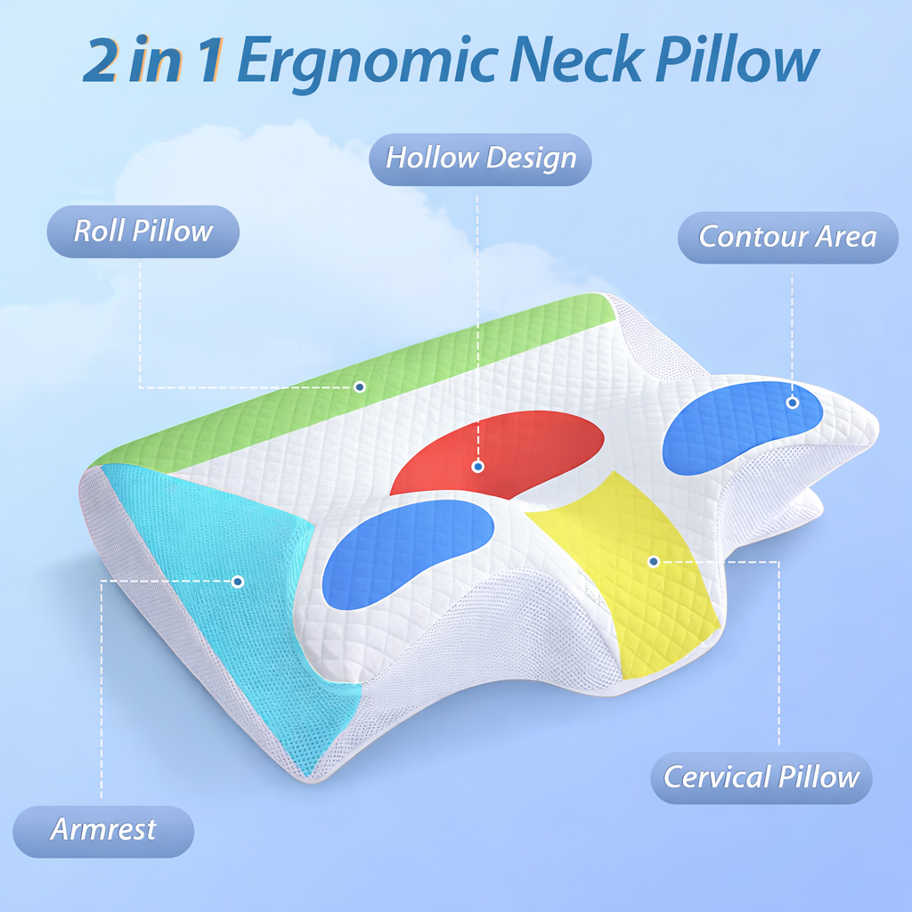 Orthopaedic Memory Foam Neck Support Pillow
