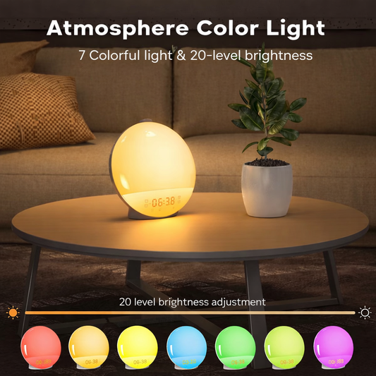 Sunrise & Sunset Wake-Up Light Alarm Clock
