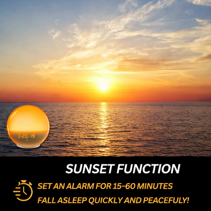 Sunrise & Sunset Wake-Up Light Alarm Clock