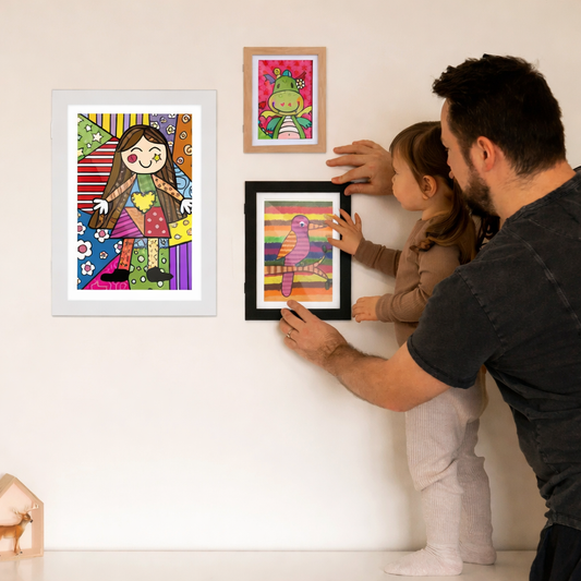 A4 Kids Artwork Frame – Stores Up to 150 Drawings