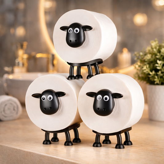 Metal Sheep Toilet Roll Holder