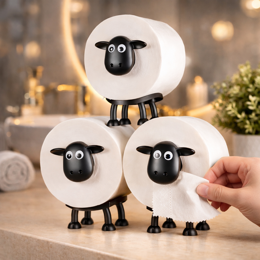 Metal Sheep Toilet Roll Holder