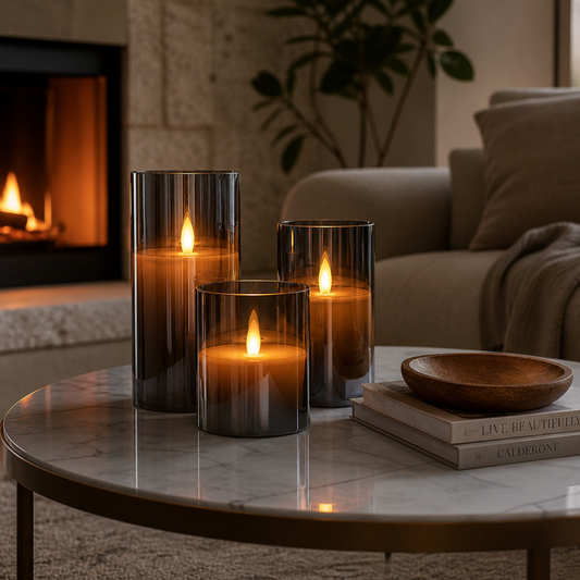 LumiGlow LED Candle Set