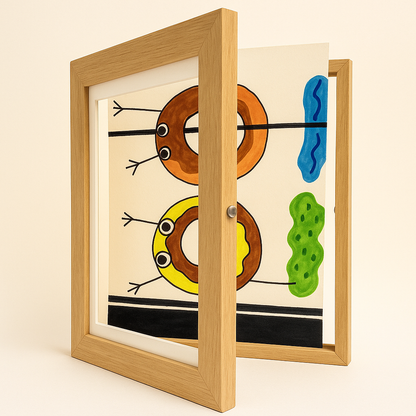 A4 Kids Artwork Frame – Stores Up to 150 Drawings