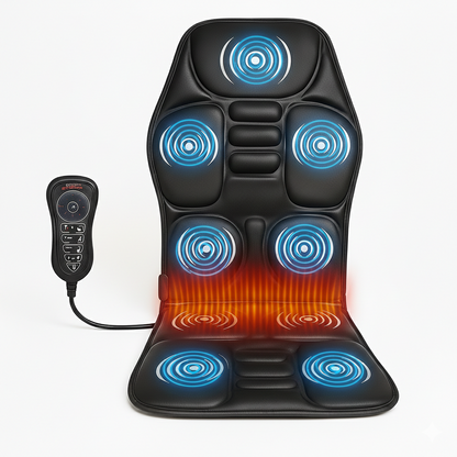 Heated Massage Seat Cushion with Remote Control
