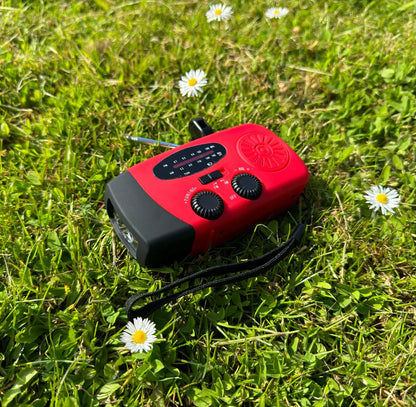 Emergency Radio with Hand Crank, Battery & LED Torch