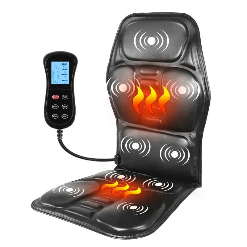 Heated Massage Seat Cushion with Remote Control